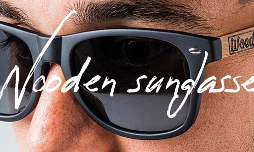 Houten zonnebrillen
