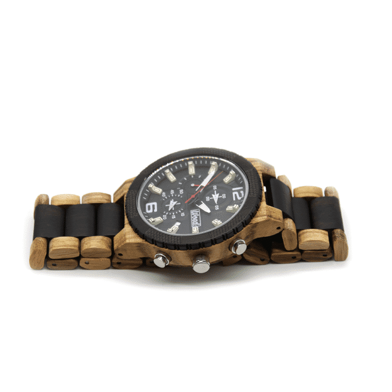 Montre en bois | 48mm | Premium | Zebrano – Image 3