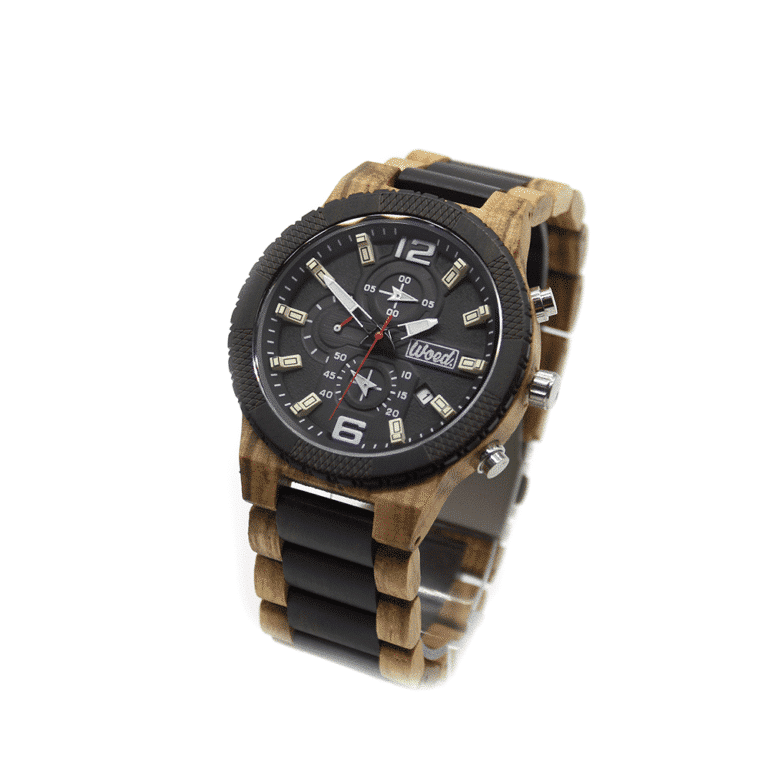 Montre en bois | 48mm | Premium | Zebrano