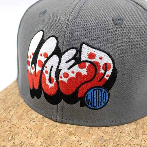 Umhängekappe Wotto Grau Logo