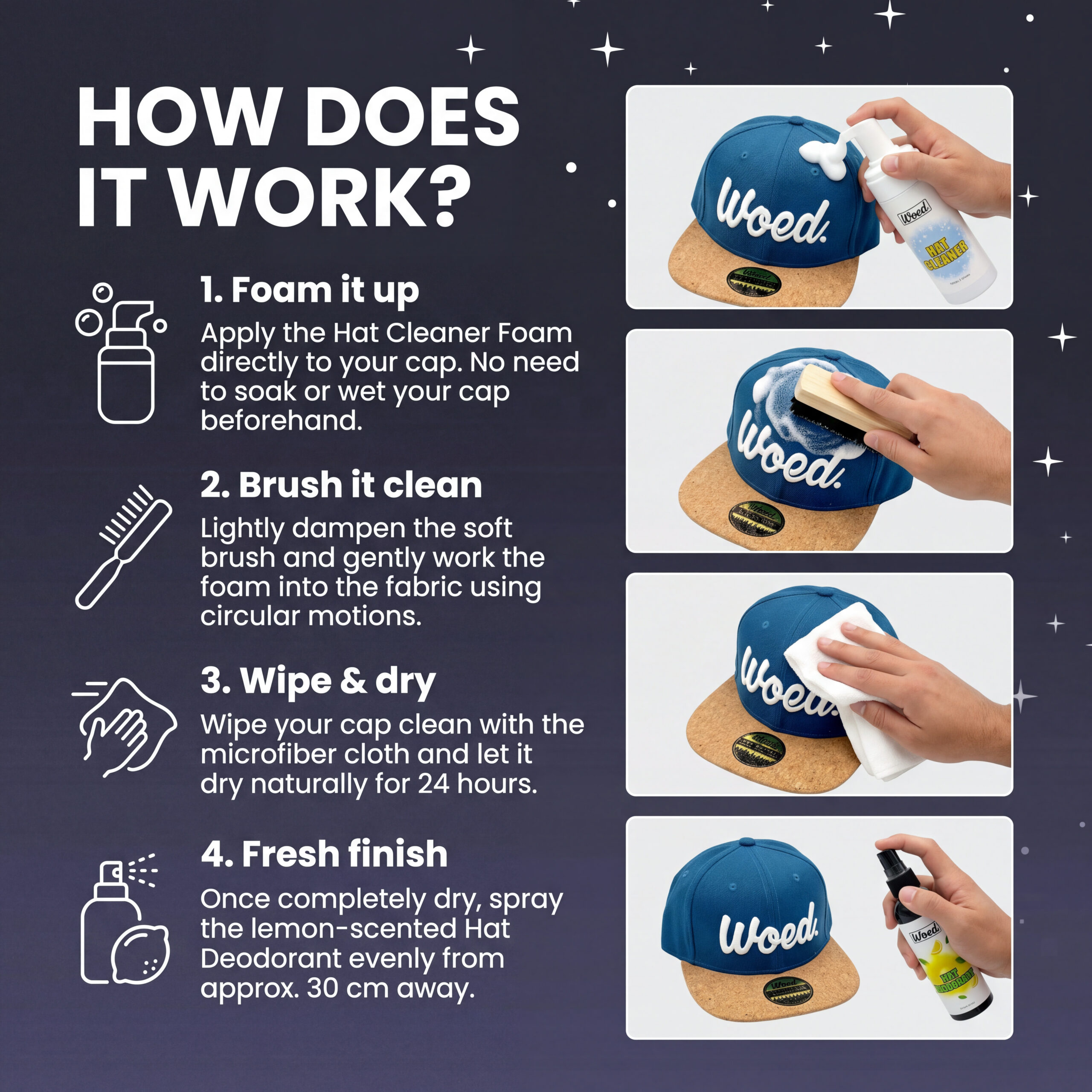 Woed® Hat Cleaning Kit - Afbeelding 2